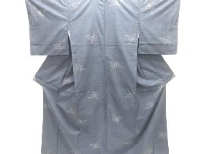 蝶模様織り出し本場泥大島紬着物(7マルキ)